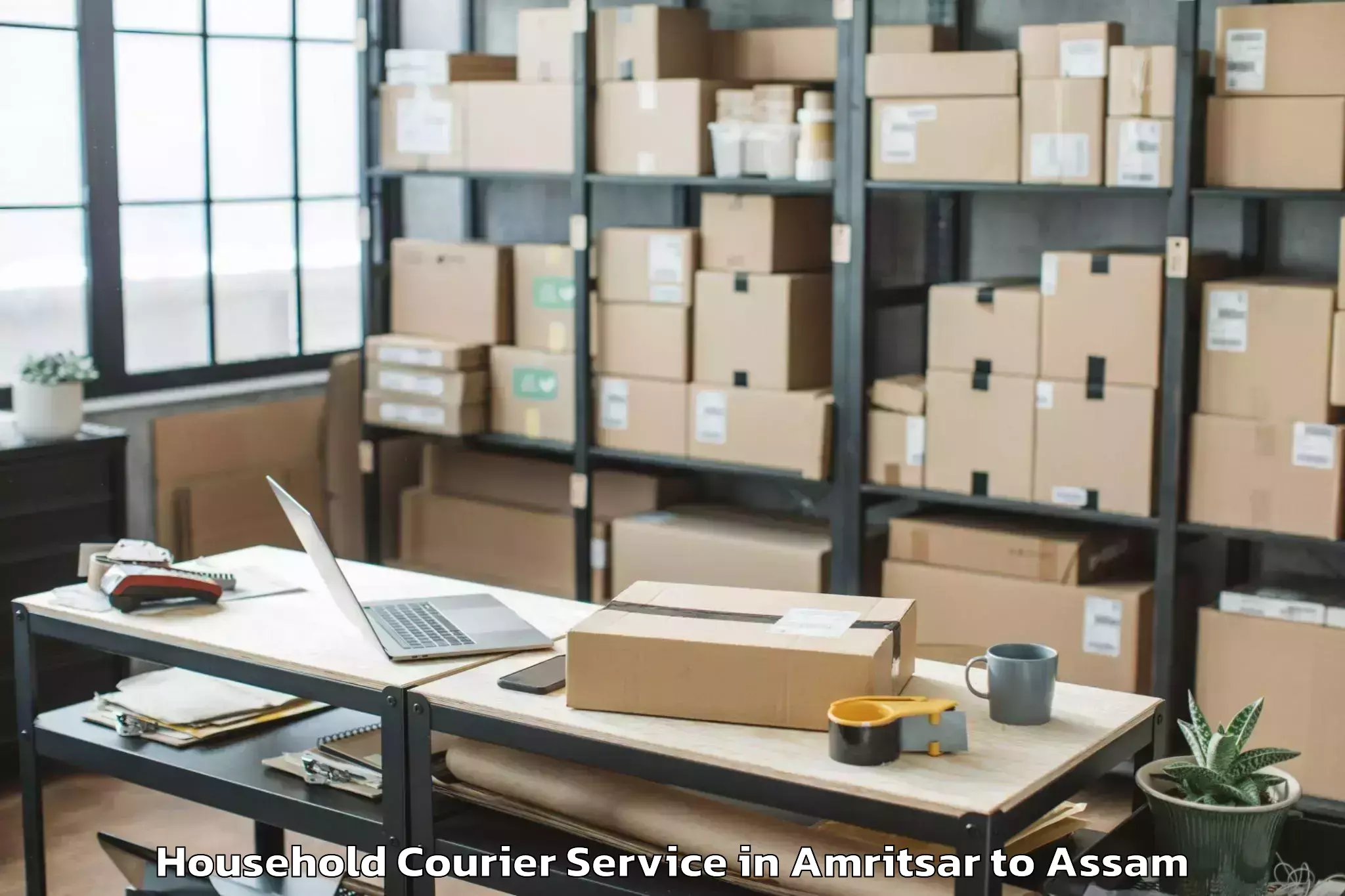 Get Amritsar to Lakhipur Household Courier